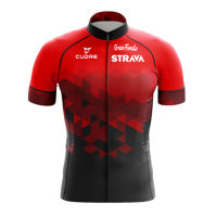Strava Cycling Jersey 2022 MTB Mountain Bike Race Cycling Shirts Short Sleeve Quick-Dry Males Bicycle Wear New Pro Team Jerseys