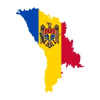 Vinyl Decal Moldova Map Flag Car Sticker Waterproof Accessories on Bumper Rear Window  Power Points  Switches Savers