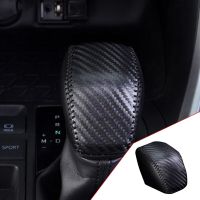 Leather Car Gear Head Shift Knob Cover Gear Shift Collars Fit For Toyota RAV4 RAV 4 XA50 MK5 2019 2020 2021 Essories