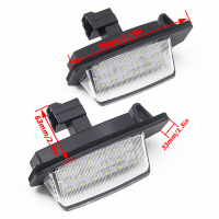 รถยนต์ LED จำนวนไฟป้ายทะเบียนโคมไฟสำหรับมิตซูบิชิ O Utlander XL(CW) 2006-2012สำหรับแลนเซอร์ Sportback 2008 ~ 2012