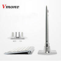 Vmonv Silver Aluminum Alloy Firm Bracket PC Stand for Air Pro Retina 11 12 13 15 Vertical Base Laptop Notebook Stand