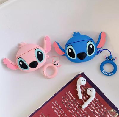 เคสแอร์พอด Stitch หัว เคสหูฟังไร้สาย เคสแอร์พอด2 เคสairpods airpods case 2 generation Earbuds Protection Accessories