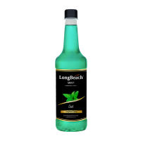 Long Beach Syrup, Mint, 740 ml.ลองบีช ไซรัป กลิ่นมิ้นท์ 740 มล.