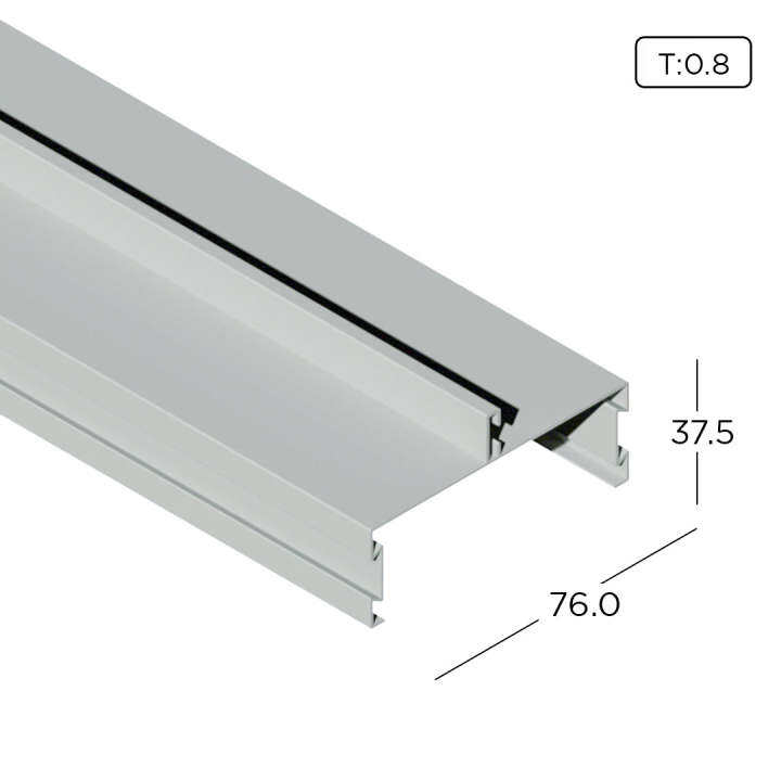 Aluminium Partition KP1045 Aluminium Door Jamb/ Door Frame Profile
