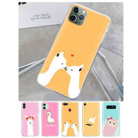 T-47 Cute Alpaca โปร่งใส อ่อนนุ่ม ซิลิโคน TPU เคสโทรศัพท์ หรับ VIVO V25E Y12 Y02S Y33S Y11S Y31 Y21S Y12S Y15 Y51A V25 Y35 X80 Y02 Y11 Y51 Y17 Y21 Y22S Y01 Y16 Pro