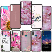 ปก ซิลิโคน เคสโทรศัพท์ C170 PB97 Flower Bible Verse Jesus Coque หรับ Xiaomi Redmi Note 9 10 8 Pro 9A 9S 9T 9C 10S 10A Note9 Note10 Note8 10C 9Pro 10Pro 5G Poco X3 NFC M4 Pro PocoX3 X3Pro อ่อนนุ่ม Phone Casing