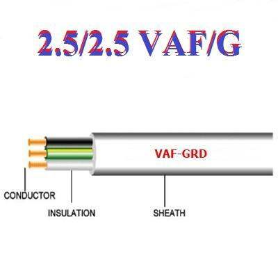 สายไฟ-ทับกราว์-vaf-g-2x2-5-2-5-สายคู่พร้อมสายดิน-สายไฟ-vaf-g-สาย3ไส้-ความยาว-50เมตร-มาตรฐานการไฟฟ้า-ทับกราว์-vaf-grd-สายแข็ง