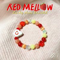 BASE ON YOU - Lucky stone bracelet : RED MELLOW (กำไลข้อมือหินนำโชค)