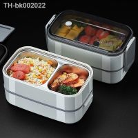 ▤ 304 stainless steel lunch box for Adults Kids School Office 1/2 Layers Microwavable portable Grids bento Food Storage Containers
