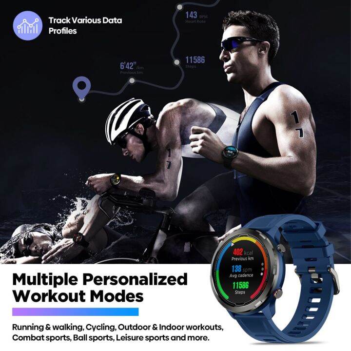 hotzeblaze-stratos-2-lite-gps-กลางแจ้ง-smart-watch-สร้างขึ้นใน-gps-โหมดกีฬาหลายโหมดเข็มทิศ24h-การติดตามสุขภาพ5-atm-watch