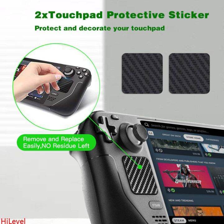 6pcs Steam Deck Console Key Protection Sticker For Steam Deck Game Console Touchpad Protection