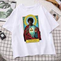 Catholicism Camisa เสื้อยืดทีวีแสดงเยื่อกระดาษนิยายนักบุญ