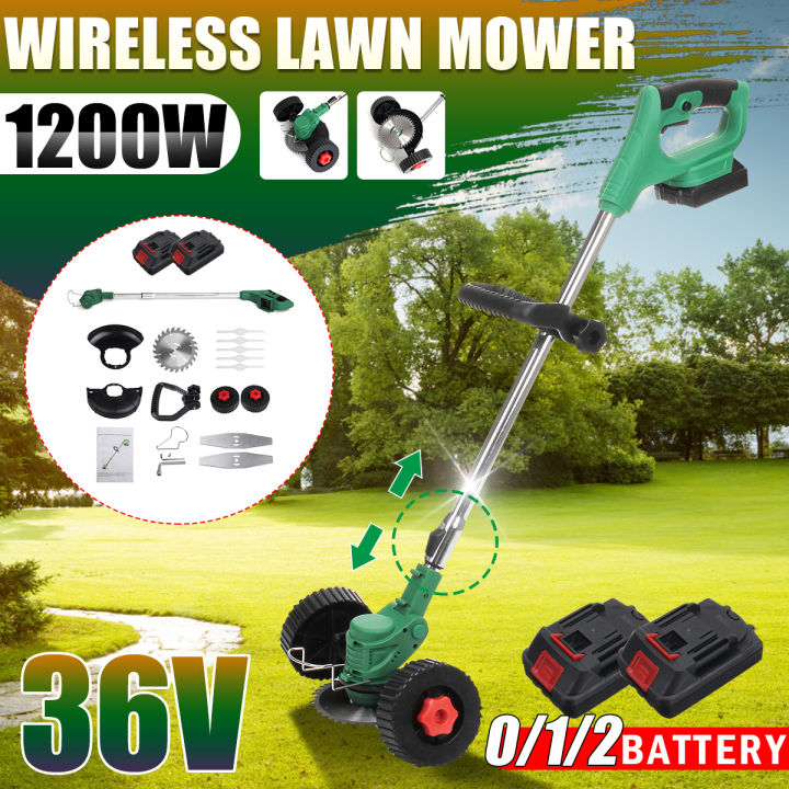 kiwarm 88V Grass Trimmer Garden Grass Cutter Machine Electric Grass ...