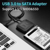 SATA เป็น USB HDD SSD Adapter 2.5 3.5นิ้ว Hard Disk To USB3.0 Cable Converter Universal Recovery แล็ปท็อปโน้ตบุ๊ค Data Card Reader