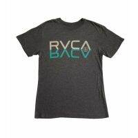 RVCA logo graphic cotton O-neck T-shirt for men