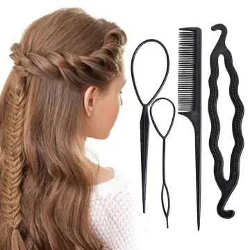 Hairstyle Braiding Tools Pull-Through Hair Needle Hair Disk Hair