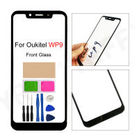 สำหรับ Ouki WP9แผงหน้าจอสัมผัส (ไม่มีจอแสดงผล LCD) แผงหน้าจอกระจกด้านหน้าอะไหล่ซ่อมเปลี่ยน