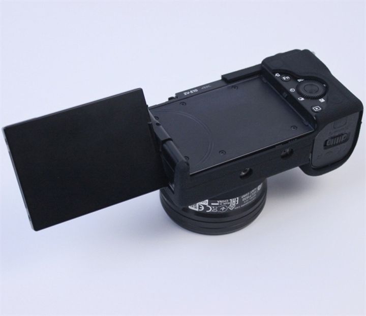 ปลอกหุ้มกล้องถ่ายรูปวีล็อก-zv-e10l-เคสสำหรับ-sony-ป้องกันซิลิโคนป้องกันการตกและกันรอยขีดข่วนสำหรับอุปกรณ์-zve10โซนี่