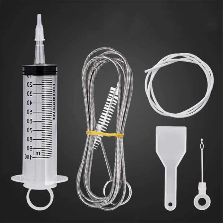 cc-5pcs-set-refrigerator-drain-hole-desilter-cleaner-fridge-syringe-hose-dredge-unblocker-hmoe