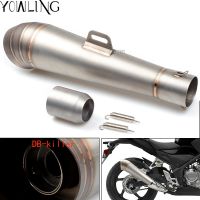 36MM-48.8MM Modified motorcycle exhaust pipe For Kawasaki Z1000 Z750 Z800 ZX-6R ER-6N ZX-10R NINJA ZZR1400 ZX-14R Z300 ER300