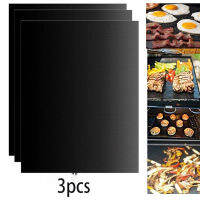 13PCS Reusable BBQ Grill Mat บาร์บีคิวกลางแจ้งเบเกอรี่ Non-Stick Pad แผ่นทำอาหาร44*33ซม. สำหรับ Party Grill Mat