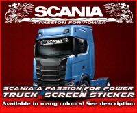 For Scania A Passion for power Lorry Truck windscreen sticker Glass Cab Window v8 R