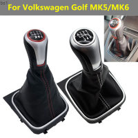 หัวผ้าคลุมรองเท้าบู๊ทเกียร์อุปกรณ์เสริมรถยนต์5/6แบบแมนนวลสำหรับ Volkswagen Golf 5/6 MK5/MK6 Scirocco(2009) Octavia(2006) Bs1