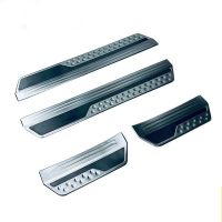 Silver For Honda Vezel HRV HR-V HRV 2021 2022 Auto Door Sill Plate Trim Stainless Steel Threshold Kick Pedal Scuff Sticker Car Styling