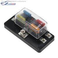 ✠✢ Blade Fuse Box DC 12V 24V 4 Way with LED Indicator Block for Car Boat Marine Caravan Circuit Standard ATO Send Fuses