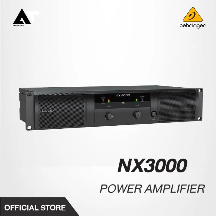 Behringer NX 3000 เพาเวอร์แอมป์ คลาส D Power amp เครื่องขยายเสียง AT