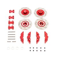 RC Car Brake Disc Assembly Set Metal RC Car Brake Disc Assembly Set for TRAXXAS TRX4 TRX6 Suitable for Ford Benz for Brake Discs are Black