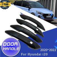 [HOT HUIQKKJKUIO 556] ที่จับประตูรถสีดำคาร์บอนไฟเบอร์ภายนอกสำหรับ Hyundai I20 N 20 BC3 BI3 2020 2022อุปกรณ์ป้องกันรถยนต์อุปกรณ์เสริมรถยนต์สติกเกอร์ปิด