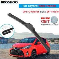 [A Neotype]ใบปัดน้ำฝนรถยนต์สำหรับ Toyota Yaris French 28 Quot; Single 2011เป็นต้นไป Auto Windscreen Wipers Blade Window Wash Fit U Hook Arm