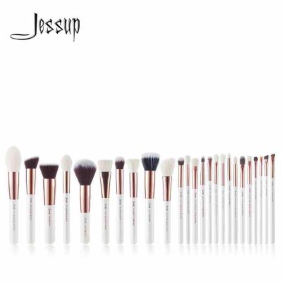 T215-25 PCS White/Rose Gold BRUSHES Kit/เซ็ตแปรงแต่งหน้า