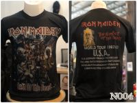 IROND MAIDEN เสื้อวงดนตรีร็อคต่างประเทศ เสื้อชาวร็อค เสื้อยืดคอกลม เสื้อผู้ชาย เสื้อสไตล์วินเทจ ไม่มีตะเข็บขาง สรีนหน้าและหลังขับเนื้อ งานผ้าบาง ผ้า3D ป๊าย3Dt-shirt สักเครื่องได้ ไม่หด ไม่ลอก ไซร้ (SML)ยุโรป รับประกันราคาถูกที่สุด