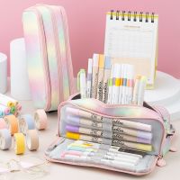 Large Capacity Pencil Case Kawaii Cute Pencil Cases Student Pen Case Big School Supplies Stationery Pencil Bags Box Pencil Pouch Pencil Cases Boxes