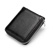 【☄New Arrival☄】 ehun8 กระเป๋าสตางค์กระเป๋าใส่เงินหนังแท้สำหรับผู้หญิง Rfid กระเป๋าใส่บัตรเครดิตกระเป๋าสตางค์ใส่เหรียญความจุมากกระเป๋าสตางค์แบบมีซิปผู้ชาย