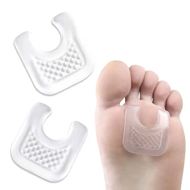 Silicone Gel Forefoot Front Half Pads Transparent Gel Insole Shoe Pad