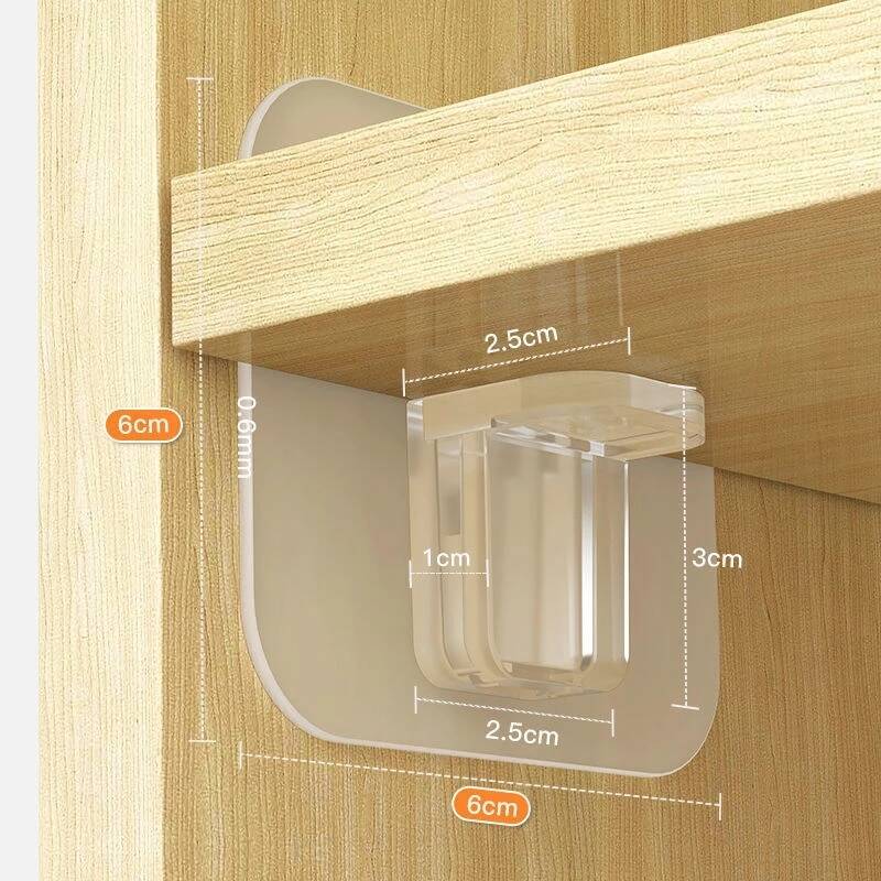 Shelf Hook Shelf Support Frame Nail free clapboard non marking pasting shelf bracket clapboard support punch free Convenient F40