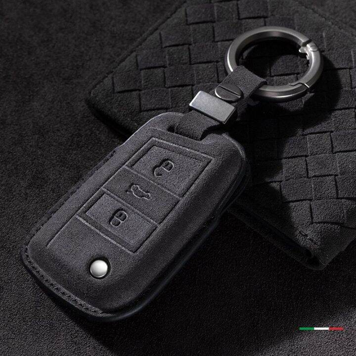 car-key-case-leather-alcantara-for-vw-golf-8-mk8-gti-gtd-r-id3-id4-skoda-octavia-a8-seat-leon-lion-cupra-formentor-tarraco