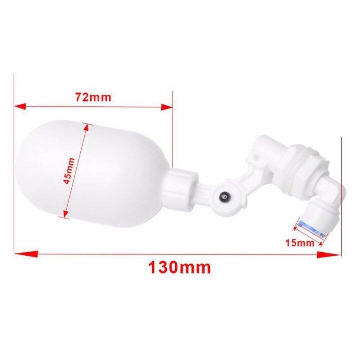 aquarium-canister-filter-filtration-fish-tank-pets-plastic-float-ball-valve-shut-off-automatic-feed-fill-with-connector