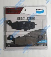 BENDIX ผ้าดิสเบรคล้อหน้า KAWASAKI NINJA 650 ER-6N W800 (RIGHT-ขวา) รุ่น METAL KING (MD37)