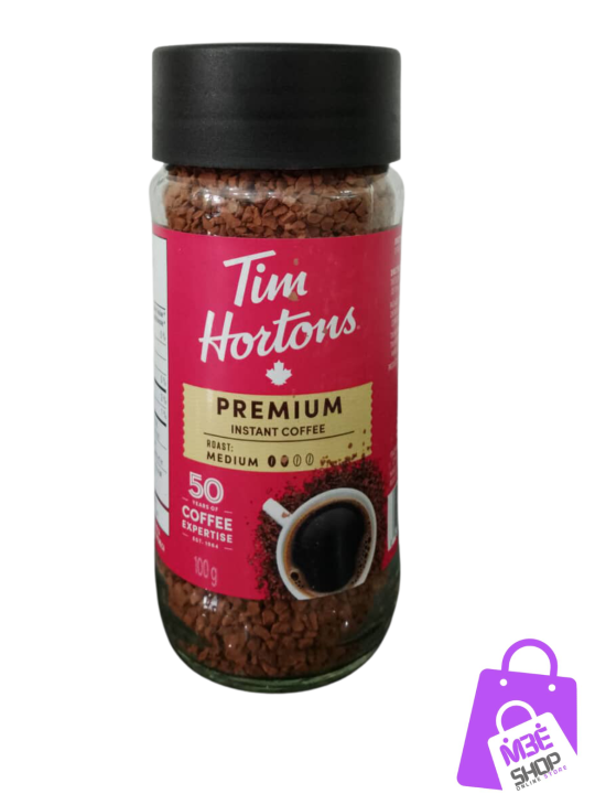Tim Hortons Premium Instant Coffee Roast Medium 100g Lazada PH