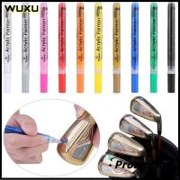 WUXU กันน้ำกันน้ำได้ อุปกรณ์เสริมกอล์ฟ พลังครอบคลุม ปากกาเปลี่ยนสีได้ ปากกากอล์ฟคลับ ปากกาหมึกหมึก จิตรกรอะคริลิค