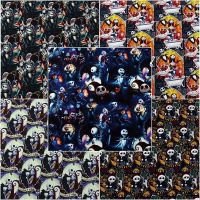 Disney The Nightmare Before Christmas Jack Skull 100% Cotton Fabric for Girl Clothes Hometextile Cushion Cover Needlework DIY