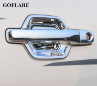 chrome car door handle bowl cover trim panel for Mitsubishi Pajero 4 IV V93 V95 V97 V98 2007 2009 2012 2019 2020 car accessories