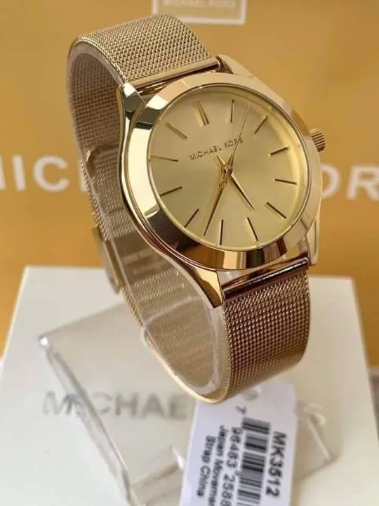 Tekpinoy Michael Kors Watch Authentic Pawnable Slim Runaway Gold Best  Seller at Lowest Price Affordable Non-Tarnish Watch Stainless Steel |  Lazada PH