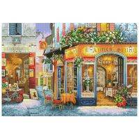 （Jinxiu cross-stitch） Amishop คุณภาพสูงขายร้อนน่ารักชุดปักครอสติส European Bistro Bar Saloon Street Shop 35224