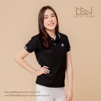 เสื้อโปโล รุ่น Rocking Horse  ?สีดำ? (หญิง)  By Doitnow  สินค้าคุณภาพ จากแห่งผลิตโดยตรง!!