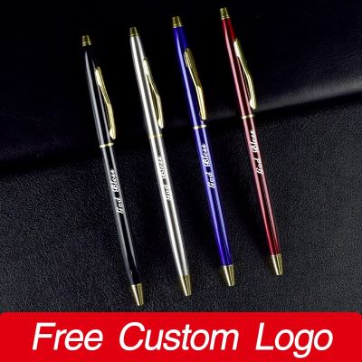 Personalized Luxury Ballpoint Pen Custom LOGO Items School Teacher Gift Pens For Writing Office Supplies Advertising Stationery Pens